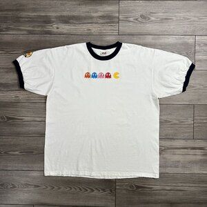 Vintage Y2K Pac-Man 25th Anniversary Ringer T Shirt